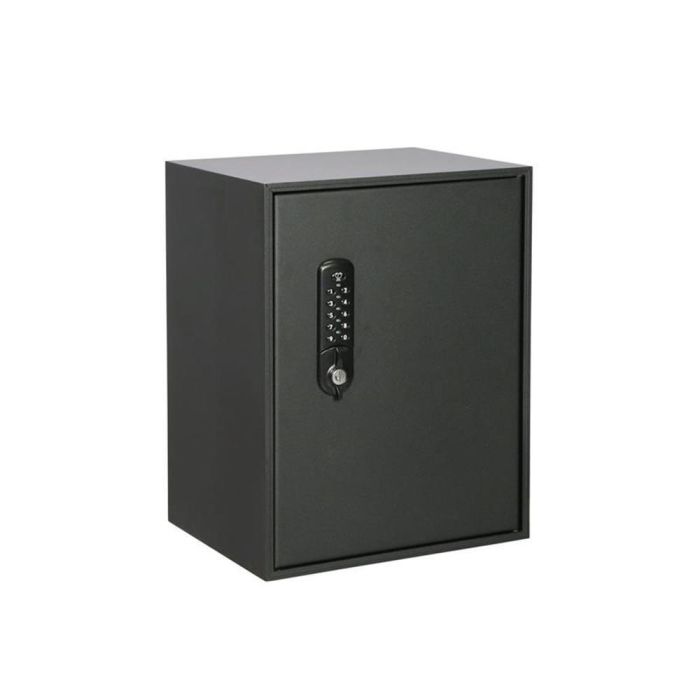 BOXIS Design Paketbox RAL 9008 Pergola grau Sandstruktur matt
