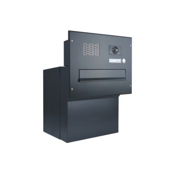 F-042 XXL wall pass-through letterbox with bell, intercom...