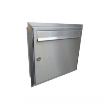 A-01 stainless steel flush-mounted letterbox