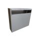 A-050 stainless steel fence pass-through letterbox