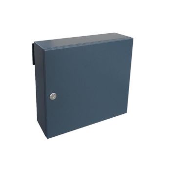 A-050 anthracite fence pass-through letterbox (RAL 7016)