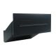 D-041 anthracite (RAL 7016) through wall letterbox (variable depth)