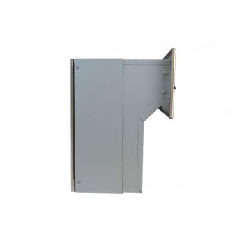 F-046 stainless steel through wall letterbox (variable depth)