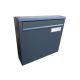 A-02 anthracite fence pass-through letterbox (RAL 7016)