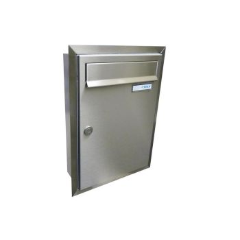 C-01 stainless steel flush-mounted letterbox
