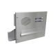 D-041 stainless steel through wall letterbox with 2 bells & intercom