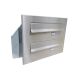 D-041 2-door stainless steel through wall letterbox system