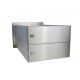 B-042 2-door stainless steel through wall letterbox system (variable depth)
