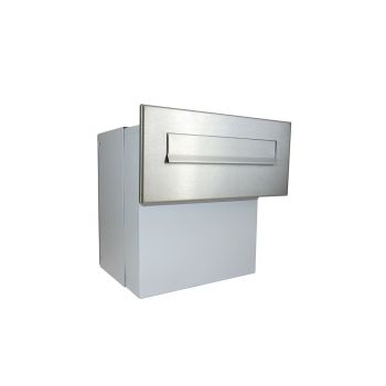 F-042 XXL stainless steel through wall letterbox...
