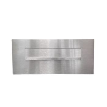 CD-4 stainless steel letterbox front panel without name...