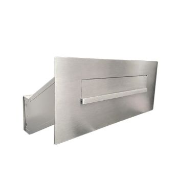 FLAT Design stainless steel wall pass-through mailbox...