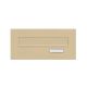 CD-1 front panel with name plate in RAL 1014 ivory