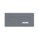 CD-1 front panel with name plate in RAL 7040 window grey