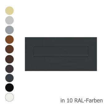 CD-4 front panel without name plate in RAL 8003 clay brown