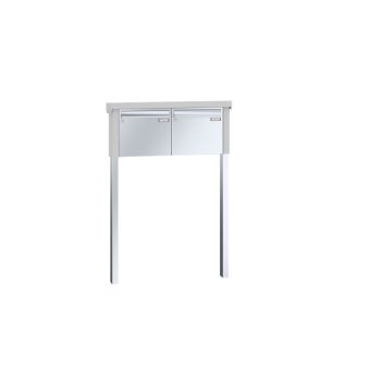 Leabox stainless steel freestanding letterbox - LEA2 (2 to 12-fold)