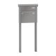 Leabox free-standing letterbox system with intercom panel in RAL