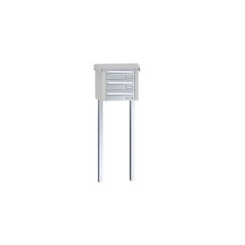 Leabox stainless steel freestanding horizontal letterbox - LEA20 (2 to 12-fold)