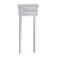Leabox stainless steel freestanding horizontal letterbox - LEA20 (2 to 12-fold)