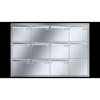 Leabox stainless steel Flush-mounted-letterbox
