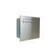 A-041 stainless steel wall throughput Mailbox (variable depth) w/o name plate
