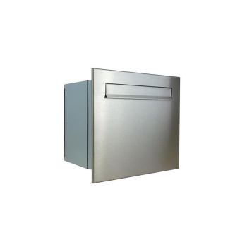 A-042 XXL stainless steel through-wall letterbox (24,5-40...