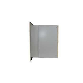 A-042 stainless steel wall throughput Mailbox (variable depth) with name plate