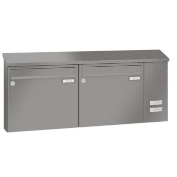 Leabox surface-mounted mailbox with speech field in RAL 7016 anthracite grey 2