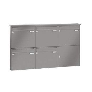 Leabox surface mailbox in RAL 9007 grey aluminium 5