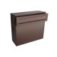 A-050 fence pass-through letterbox chocolate brown RAL 8017