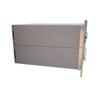 B-04 2-door stainless steel through wall letterbox system (variable depth)