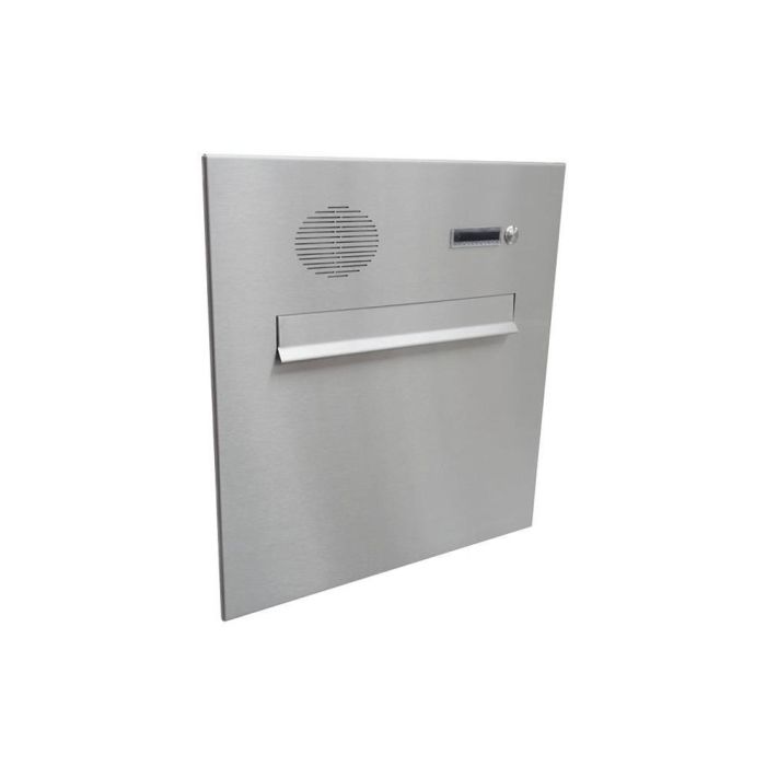 A-04 stainless steel design pass-through letterbox with bell & intercom