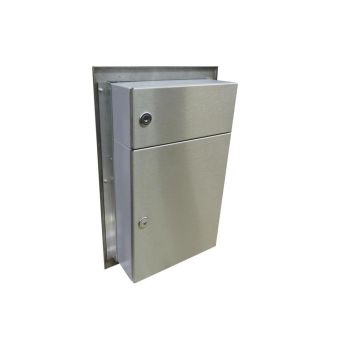 A-046 stainless steel design pass-through letterbox with...