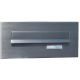 CD-1 stainless steel letterbox front panel with name plate (160x350 mm)