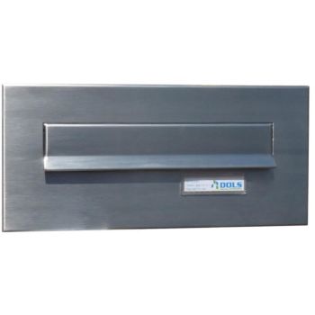 CD-16 stainless steel letterbox front panel with...