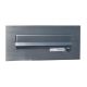 CD-2 stainless steel letterbox front panel with bell (160x350 mm)