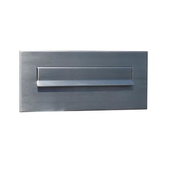 CD-4 stainless steel letterbox front panel without name...